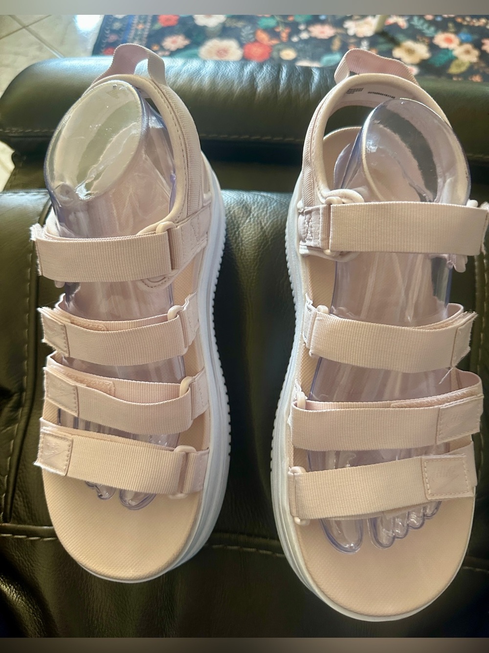 Nike Icon Classic Platform sandals size 10 pink
